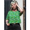 Afbeelding van Rebel Romance | Ruim vallend kort T-shirt met Dipstick store Bugs print