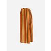 Afbeelding van ATO Berlin | Linnea, 7/8 ste broek met geel oranje retro streep 