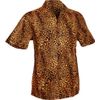 Afbeelding van Chenaski | Overhemd korte mouw, Leo brown, black