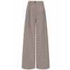Afbeelding van Banned | Vintage hoge taille pantalon, Eliza houndstooth bruin