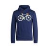 Afbeelding van Green Bomb | Hoodie Bike Fluffy, navy blauw bio katoen