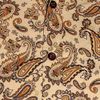 Afbeelding van Chenaski | Retro 70's overhemd, creme, bruine paisley