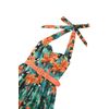 Afbeelding van Dolly and Dotty | Daisy Tiki Toucan vintage halterswing jurk met tropische print