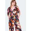 Afbeelding van Voodoo Vixen | Jumpsuit met uitbundige jaren'70 bloemenprint