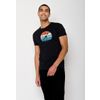 Afbeelding van Green Bomb | T-shirt Nature kayak, zwart bio katoen