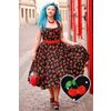 Afbeelding van Dolly and Dotty | Daisy Red Cherry vintage halterswing jurk met kersen print