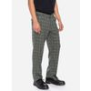Afbeelding van ATO Berlin | Pantalon Jorjo met modern olijfgroen ruitjes patroon