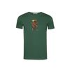 Afbeelding van Green Bomb | T-shirt animal bike bear, bottle groen bio katoen
