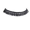 Afbeelding van Zacharia | Choker met open zwart kantbandje met rondjes