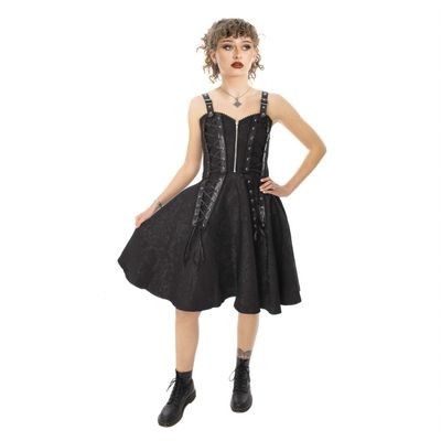 Poizen Industrie | Gothic jurk Ravens rose