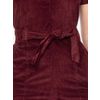 Afbeelding van ATO Berlin | Jumpsuit Olivia van biologisch bordeaux ribcord katoen mix