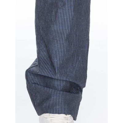 Foto van ATO Berlin | Pantalon Balou blauw met witte pin-stripe