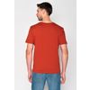 Afbeelding van Green Bomb | T-shirt Bike highway, steen rood bio katoen