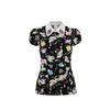 Afbeelding van Hell Bunny | Blouse Roxi met Care bears vriendjes, met wit kraagje en borduursels