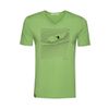 Afbeelding van Green Bomb | T-shirt Nature Surfer, pale green bio katoen