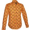 Afbeelding van Chenaski | Overhemd Seventies Rainbows & Horses creme met regenboog 