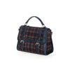 Afbeelding van Banned | Kleine Messenger tas Joy to the World, blauwe tartan