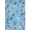 Afbeelding van Collectif | Retro jurk Hepburn, blauw met vlinderprint, flared