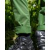 Afbeelding van Rebel Romance | Tuinbroek effen groen van stretch katoen