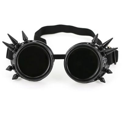 Poizen Industries | Riot goggles met zwarte spikes