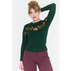 Afbeelding van Voodoo Vixen | Jaren '70 Jumper Woodland met egel en herfst-borduursels