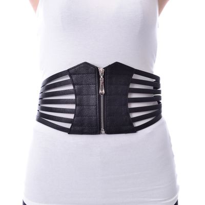 Poizen Industries | Gothic corset riem Muse met front zipper