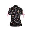 Afbeelding van Hell Bunny | Blouse Kocho met mysterieuze vlinder print