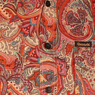 Foto van Chenaski | Cowboy worker overhemd, paisley colourful