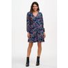 Afbeelding van Sugarhill Brighton | Blauwe jurk, Bibi Midnight Woodland print