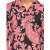 Afbeelding van ATO Berlin | Soepel overhemd Juan, met sierlijk rood paisley patroon