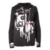 Afbeelding van Killer Panda | Hoody met rits Kp Heartbleed met Panda, pootjes en oren