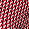 Afbeelding van Chenaski | Legging 3D patroon Stairs zwart creme rood