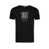 Afbeelding van Green Bomb | T-shirt Bike sketch print, zwart bio katoen