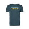 Afbeelding van Green Bomb | T-shirt Nature discovery, steen blauw bio katoen