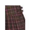 Afbeelding van Banned | Roze bruin geruit tartan mini rok, Darkdoll