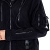 Afbeelding van Chemical Black | Zwarte jas Troy met capuchon en ritsen