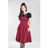 Afbeelding van Hell Bunny | Pinafore jurk Irvine van rode tartan 