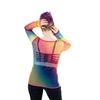 Afbeelding van Poizen Industries | Heldere regenboog gaas top, Future