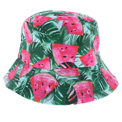 Foto van Zacharia | Bucket hat, watermeloen print