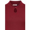 Afbeelding van Banned | Bordeaux jumper met key-hole halslijn, Queensize
