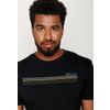 Afbeelding van Green Bomb | T-shirt Bike fast print, zwart bio katoen