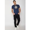 Afbeelding van Green Bomb | T-shirt Bike target, navy blauw bio katoen