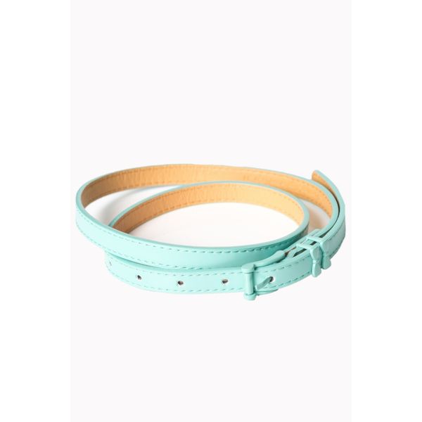 Banned | Smalle riem Come Back mint met gesp