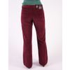 Afbeelding van ATO Berlin | Ribcord broek met uitlopende pijp Newton Bordeaux