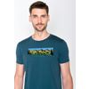 Afbeelding van Green Bomb | T-shirt Nature discovery, steen blauw bio katoen