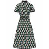 Afbeelding van Bright & Beautiful | Retro jurk Nia Eye Spy