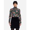 Afbeelding van ATO Berlin | Coltrui Rolli met lange mouw, bloemen vogel print