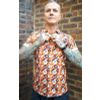 Afbeelding van Run & Fly | Overhemd met korte mouw, Vinyl Record oranje