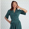 Afbeelding van Miss Candyfloss | Jumpsuit Giada Kat van teal viscose polymix
