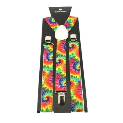 Foto van Zacharia | Bretels met hippie tie dye, 3 clips